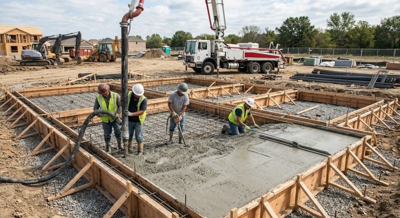 Foundation Pouring in Kissimmee, FL