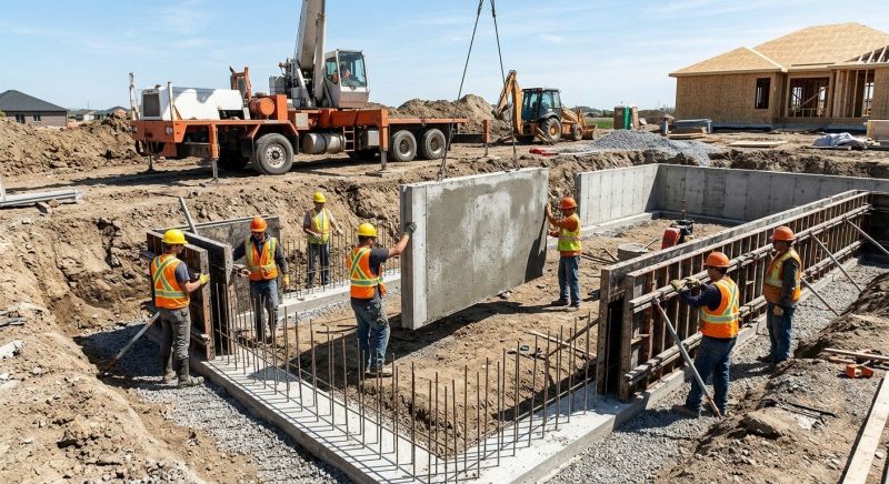 Foundation Wall Pouring in Davenport, FL