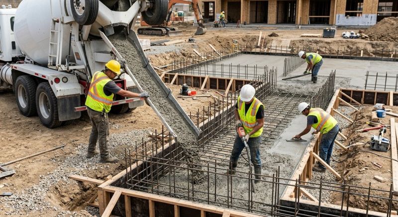 Foundation Wall Pouring in Orange County, FL