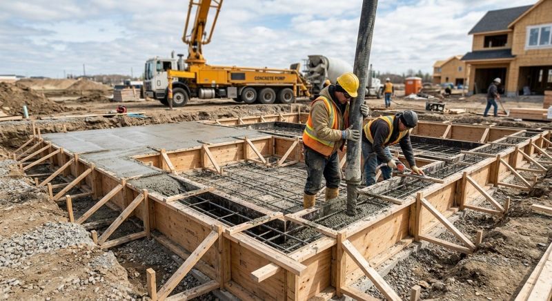 Foundation Wall Pouring in Saint Cloud, FL