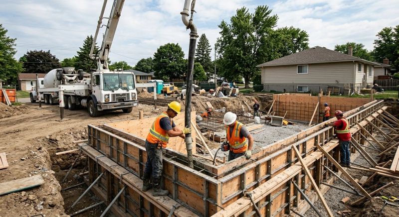 Foundation Wall Pouring in Windermere, FL